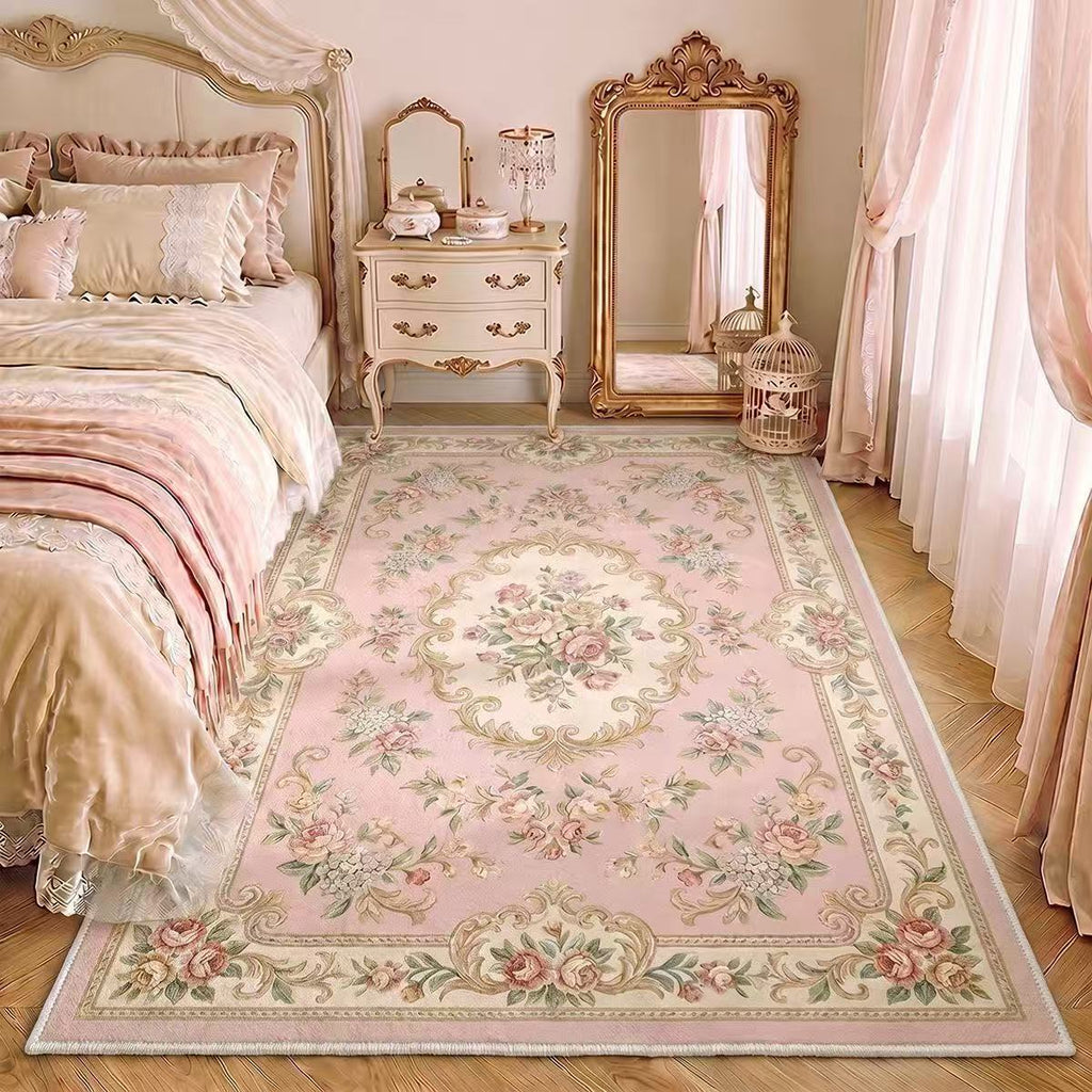 Pink Cottage Area Rug