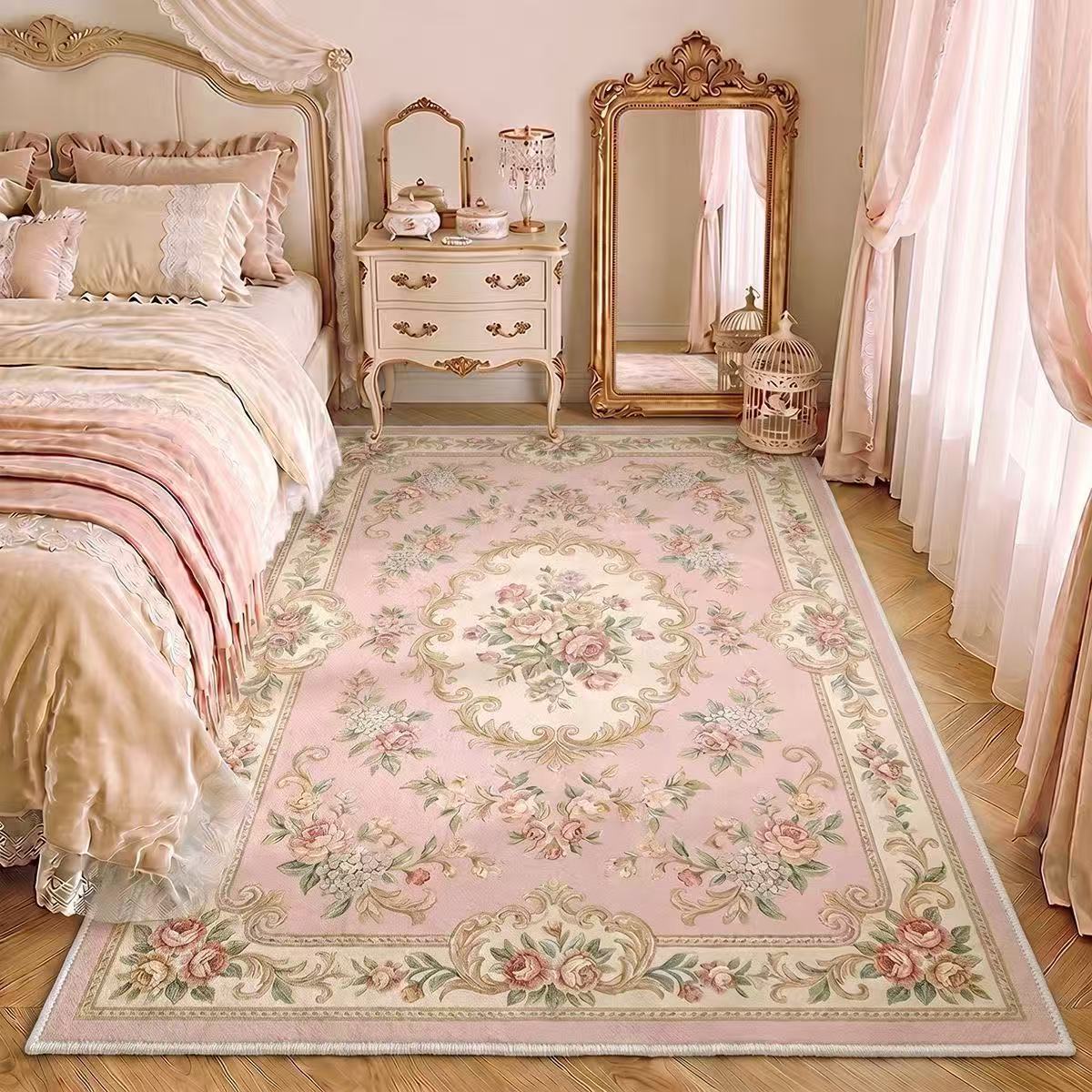 Pink Cottage Area Rug