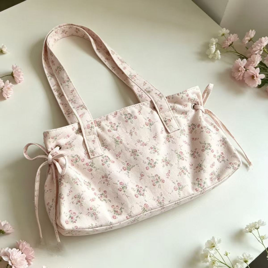 Ditsy Floral Bow Shoulder Bag